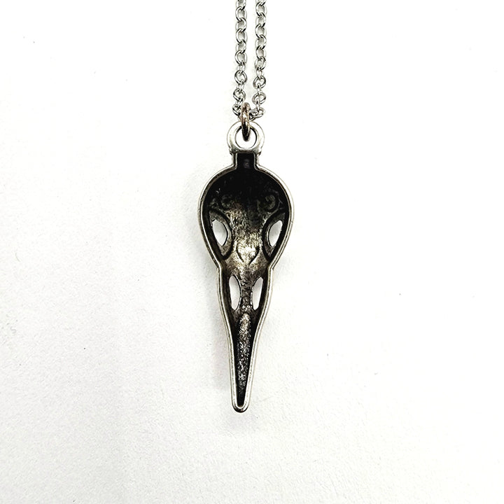 Antique Silver Raven's Relic Necklace