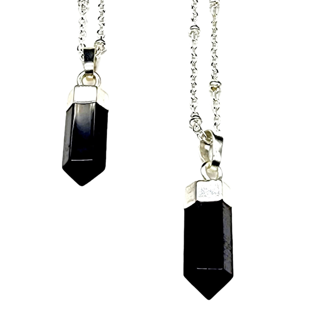 Petite Cylindrical  Crystal Point Necklace