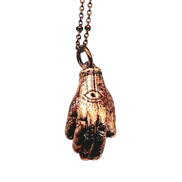 Opalite Fortune Teller Hand Necklace