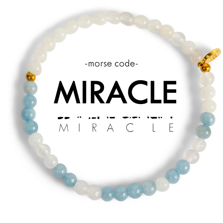 Morse Code Bracelet - MIRACLE