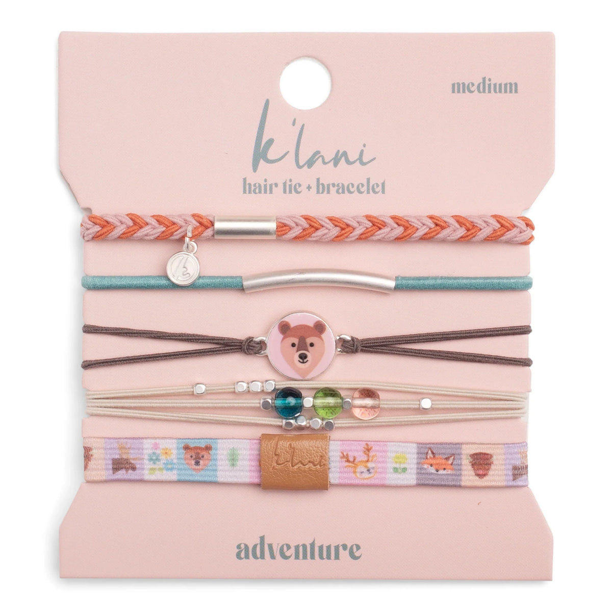 Athleisure Bracelet + Hair Tie Set
