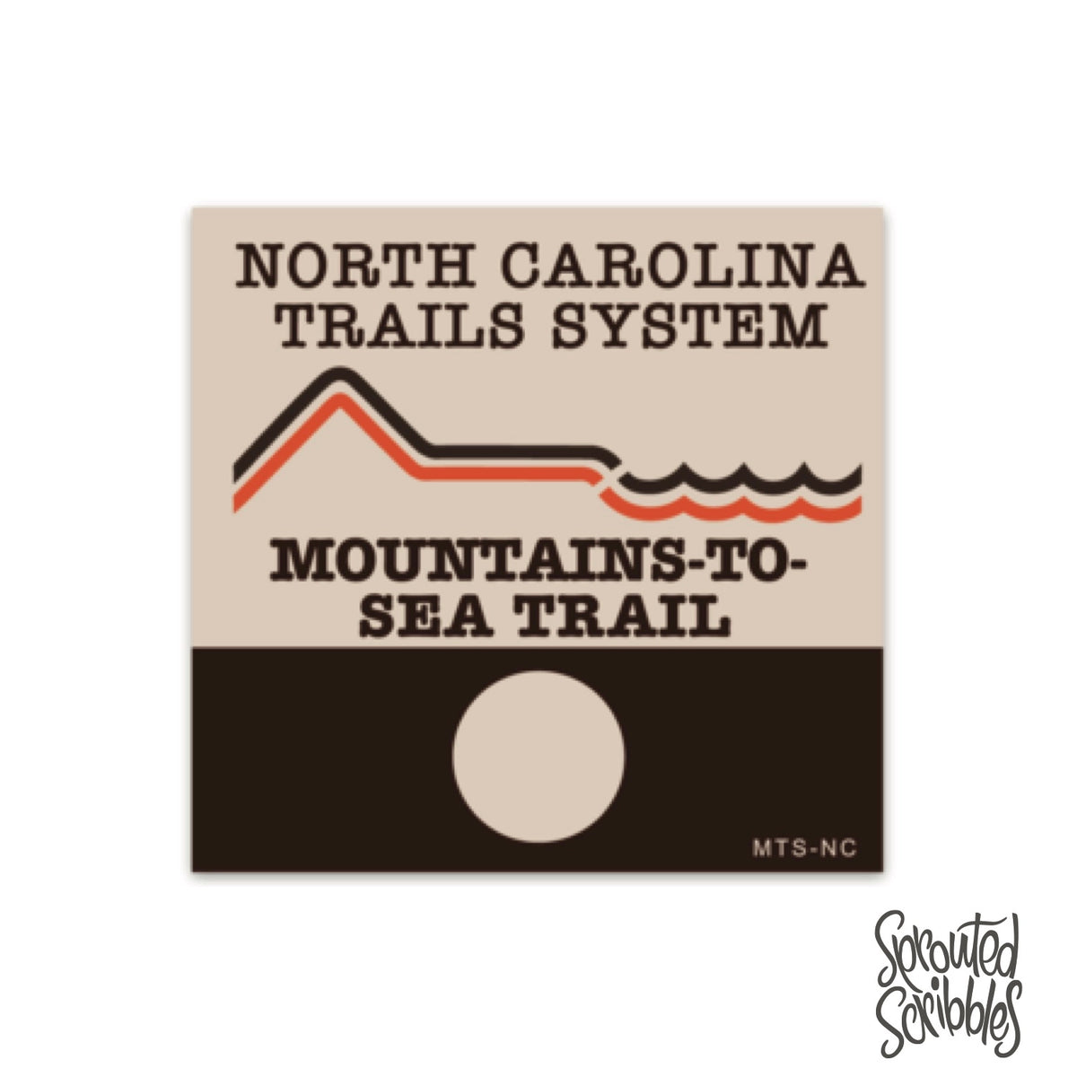 Mountains To Sea Trail Sticker