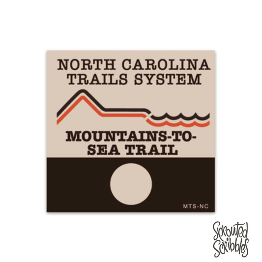 Mountains To Sea Trail Sticker