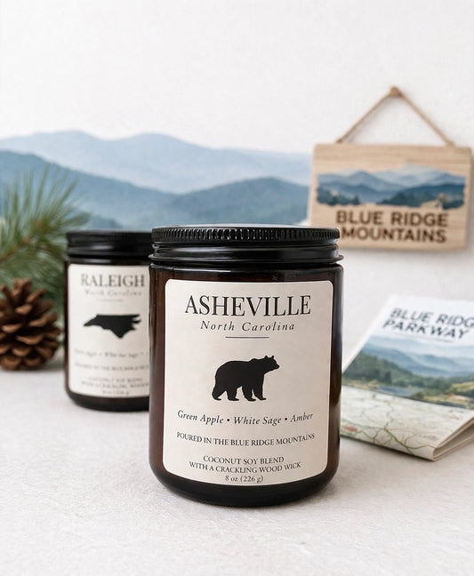 Fernberry Candle - Asheville Bear