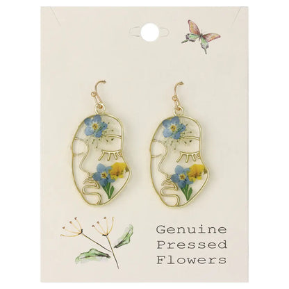 Pressed Flowers Earring Collection