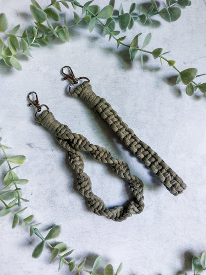 Macramé Wristlet - Fall Colors
