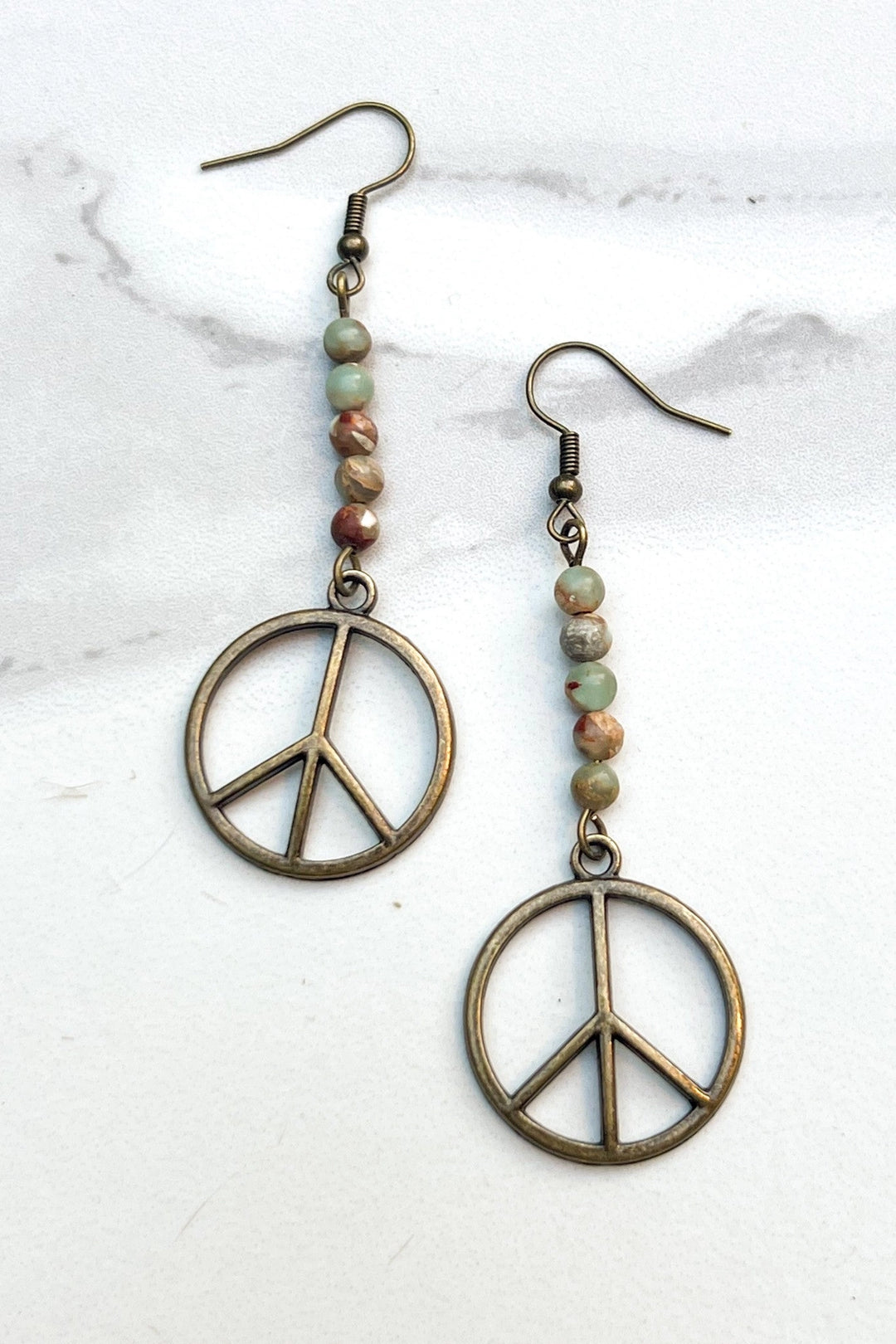 Imperial Jasper Peace Dangle