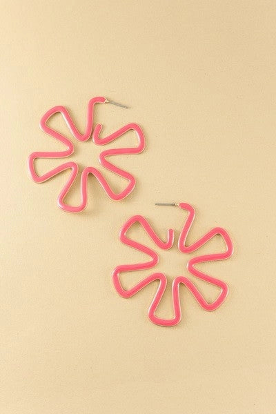 Open Work Floral Hoop