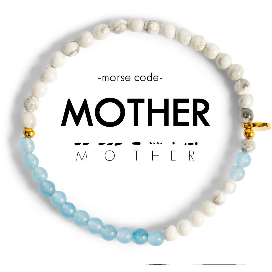 Morse Code Bracelet - MOTHER