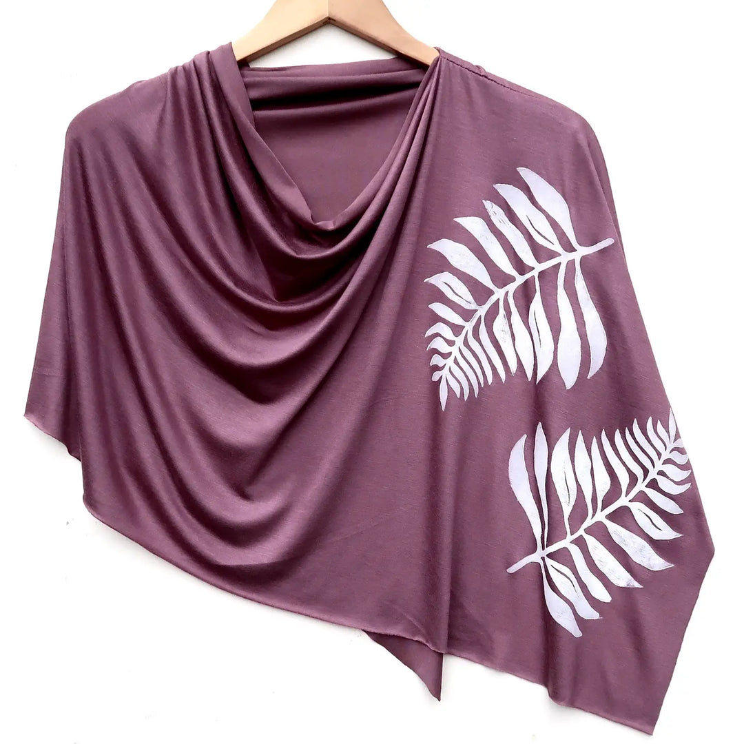Hand Printed Lightweight Poncho