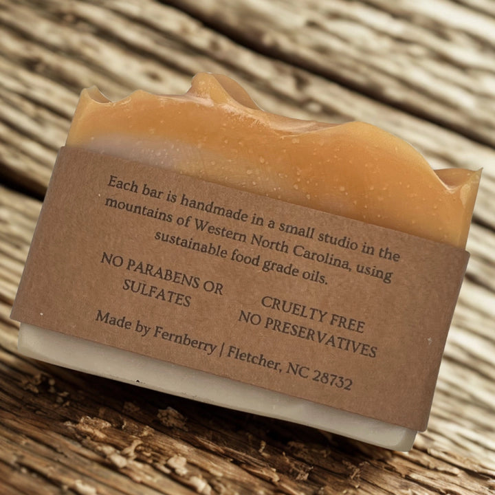 Fernberry Vegan Soap Slice - Orange + Patchouli