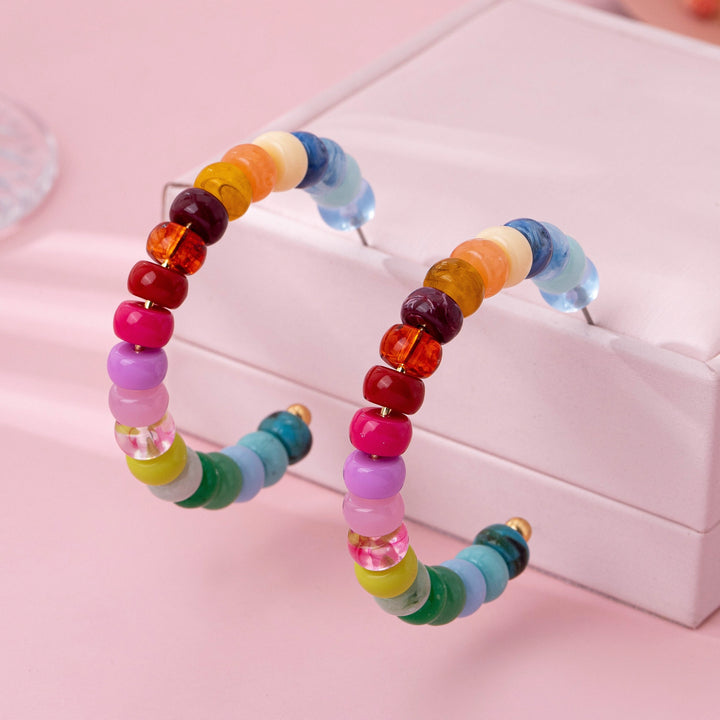 Color Palette Hoop Earring