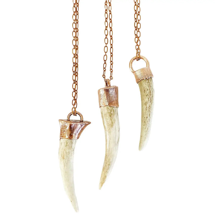 Naturally Shed Antler Necklace