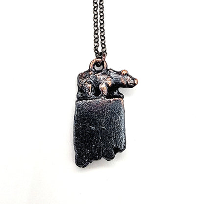Amethyst Bear Pendant