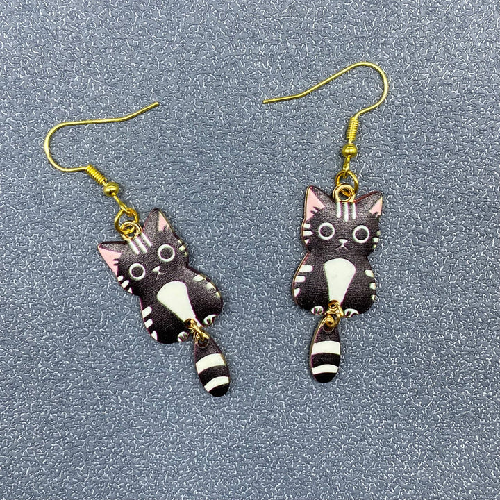 Short Cutesy Cat Dangles