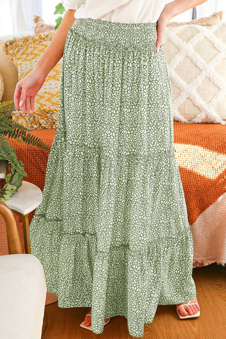Dainty Floral Maxi Skirt
