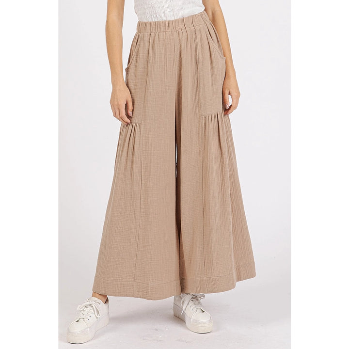 Lightweight Tiered Palazzo Pants