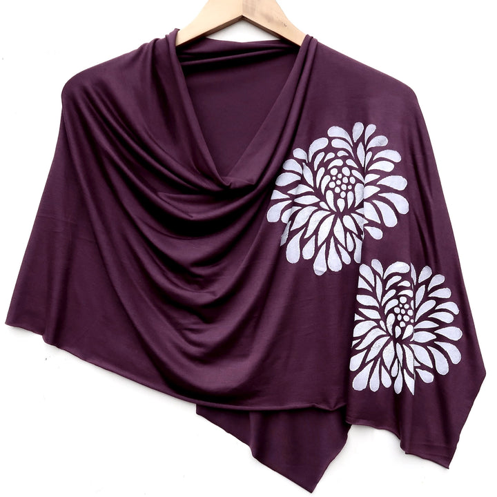Hand Printed Lightweight Poncho
