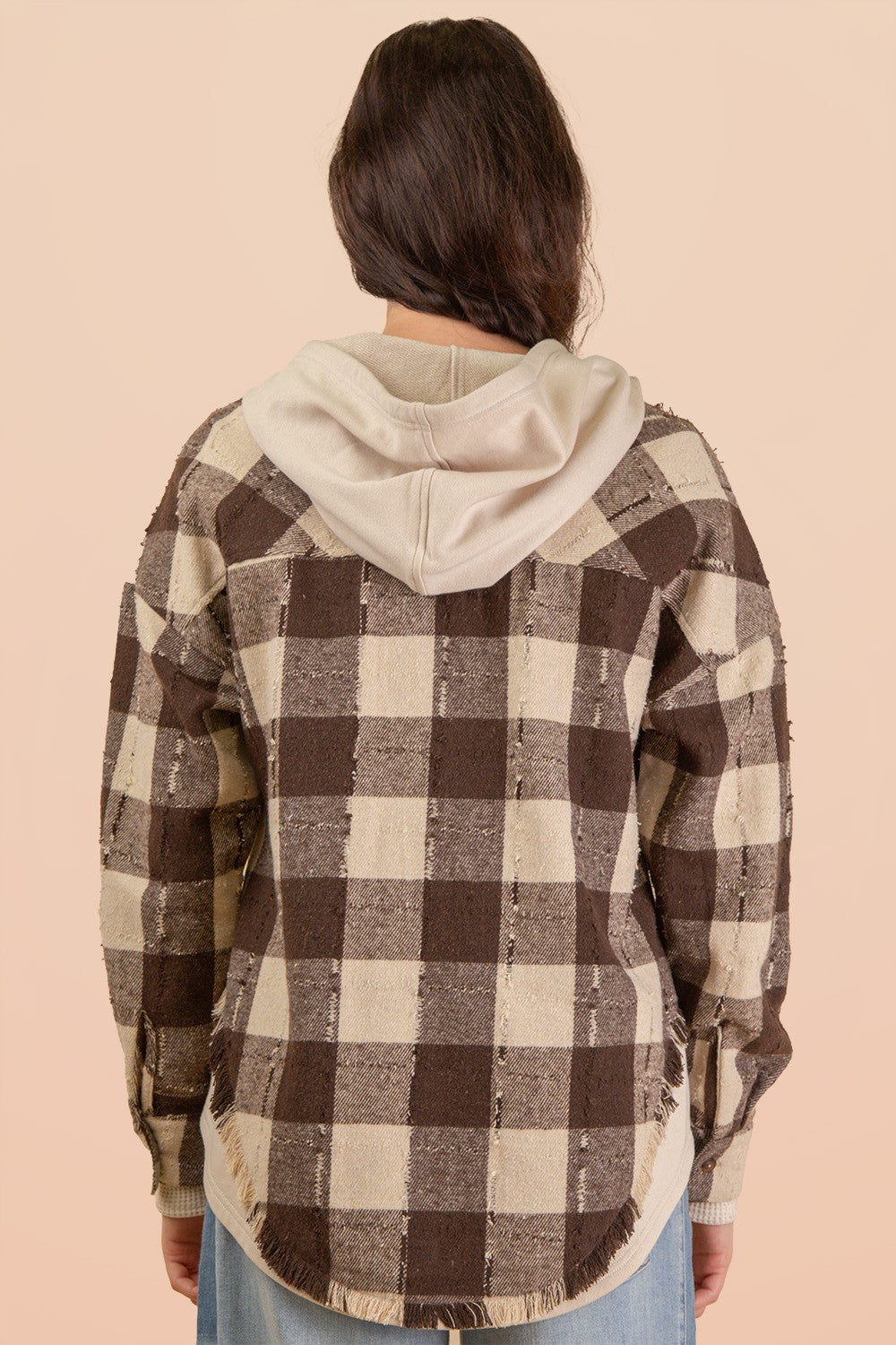 Hooded Button Down Flannel