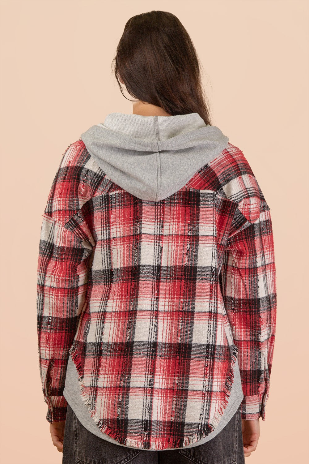 Hooded Button Down Flannel
