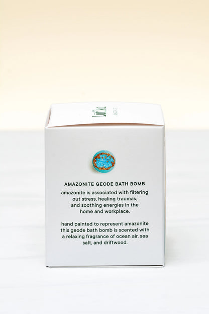Boxed Geode Bath Bomb - Amazonite