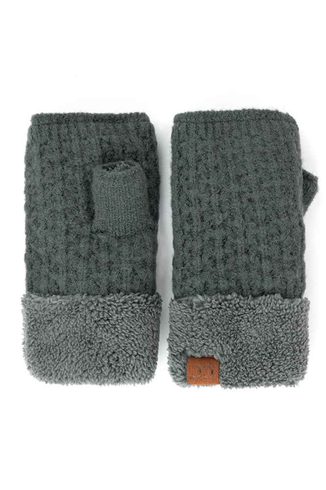 Smock Stitch Fingerless Gloves