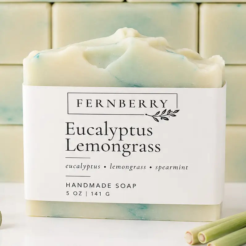 Eucalyptus + Lemongrass - Artisanal Bar Soap