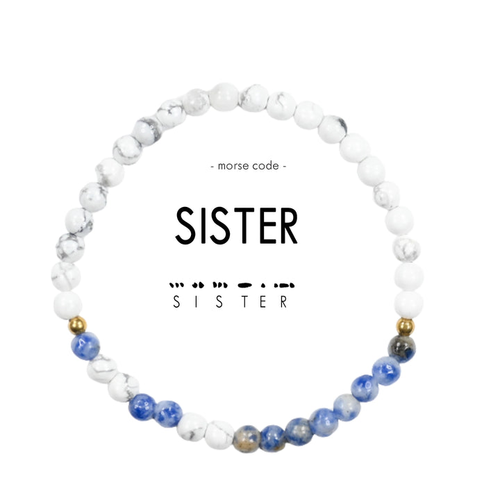 Morse Code Bracelet - SISTER