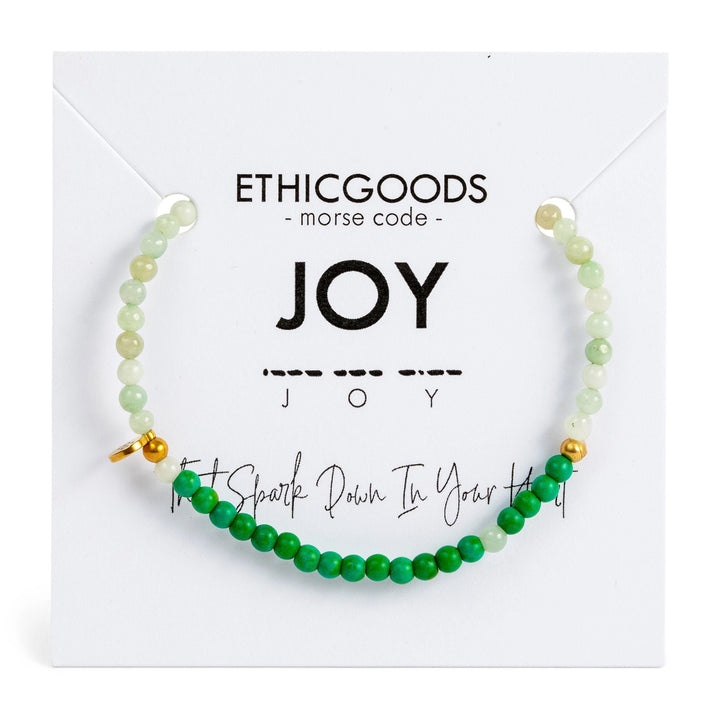 Morse Code Bracelet - JOY