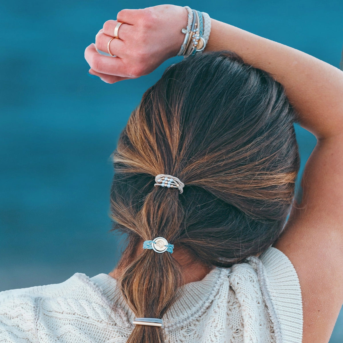 Athleisure Bracelet + Hair Tie Set