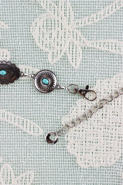 Antique Turquoise Waist Chain