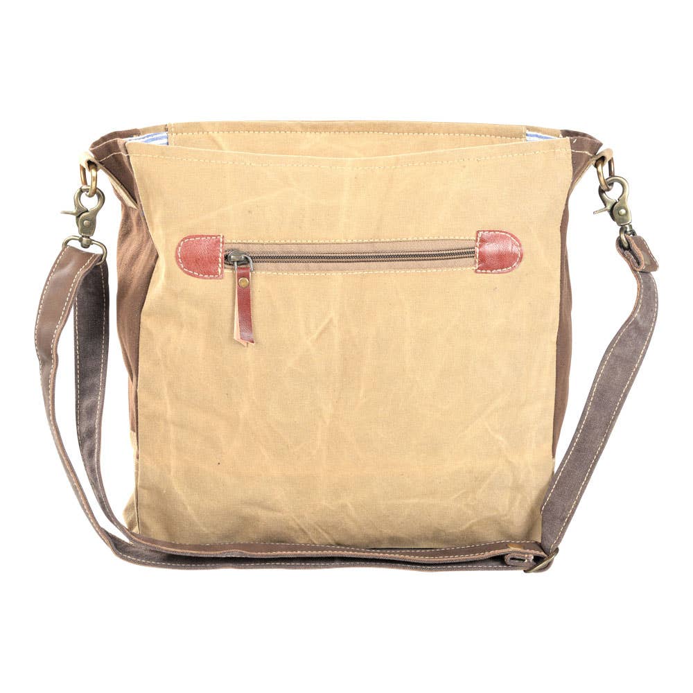 'Queen Bee' Repurposed Canvas Bag