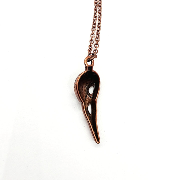 Antique Copper Raven's Relic Necklace