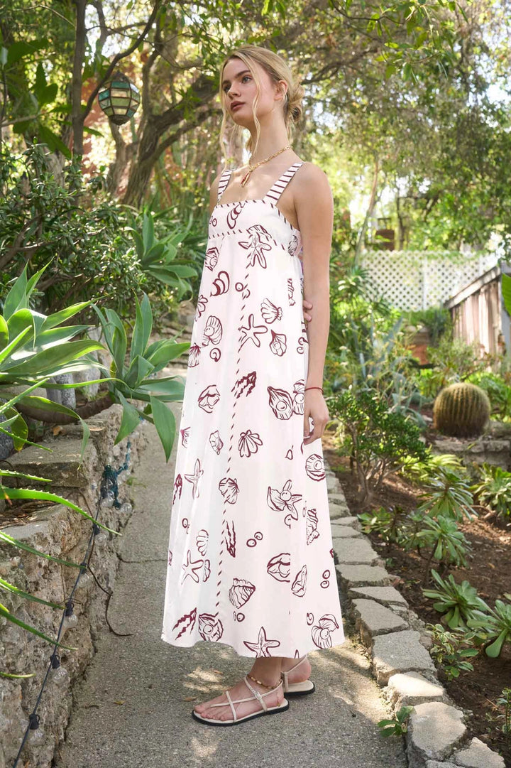 Nautical Designs Maxi Dress