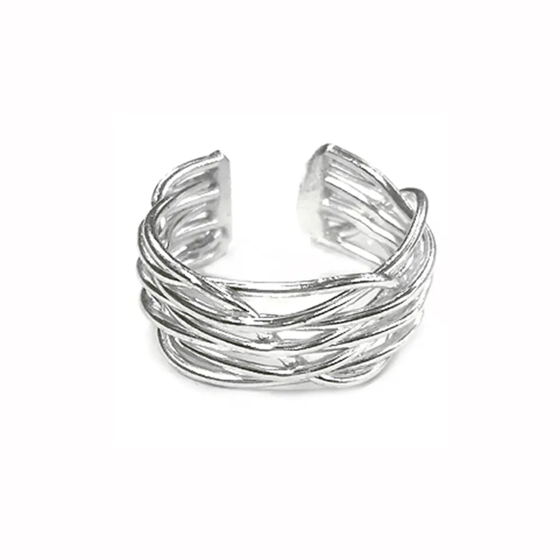 Anju Adjustable Brass Ring