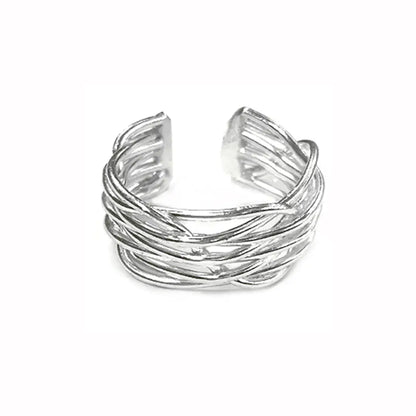 Anju Adjustable Brass Ring