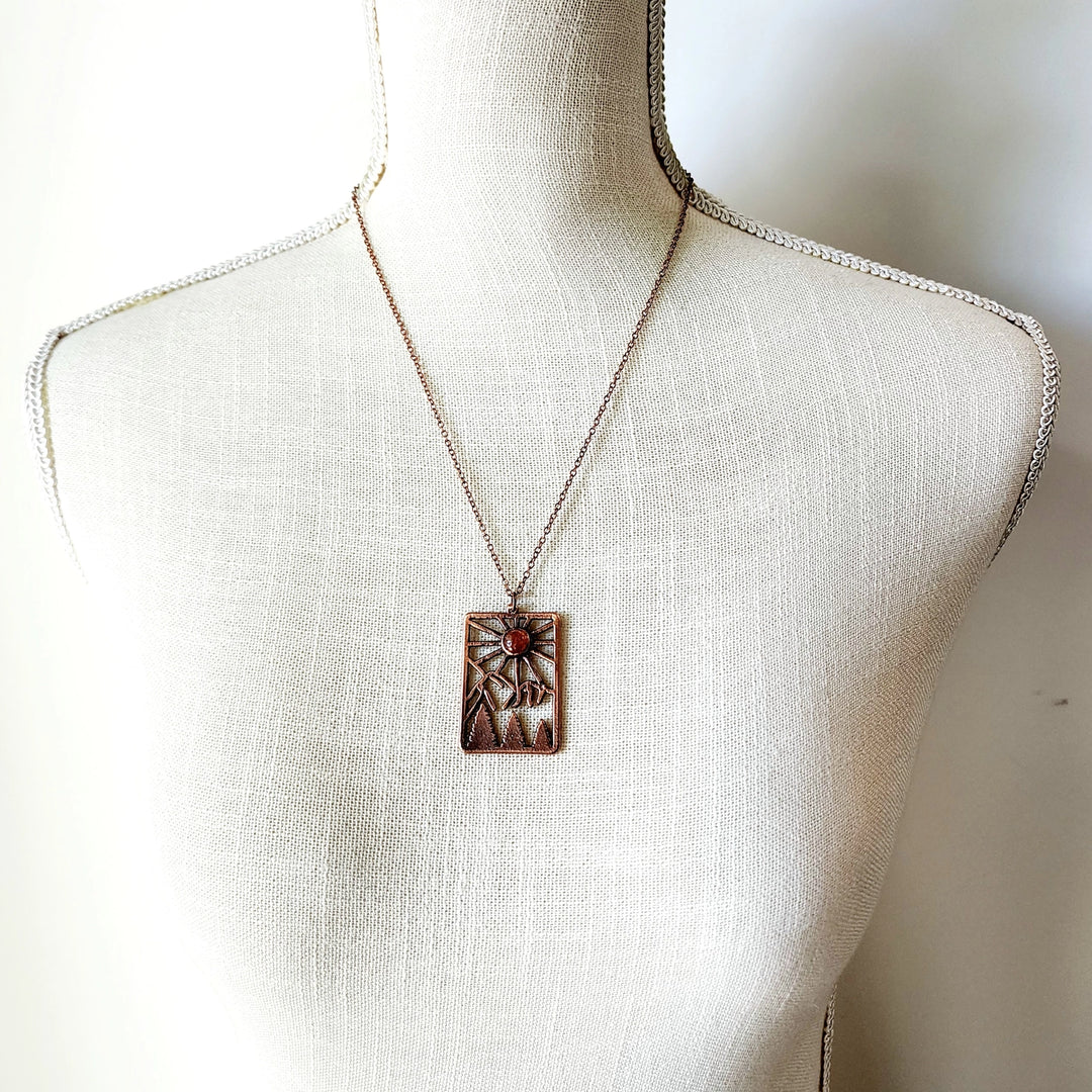 Sunstone Mountain Vista Necklace