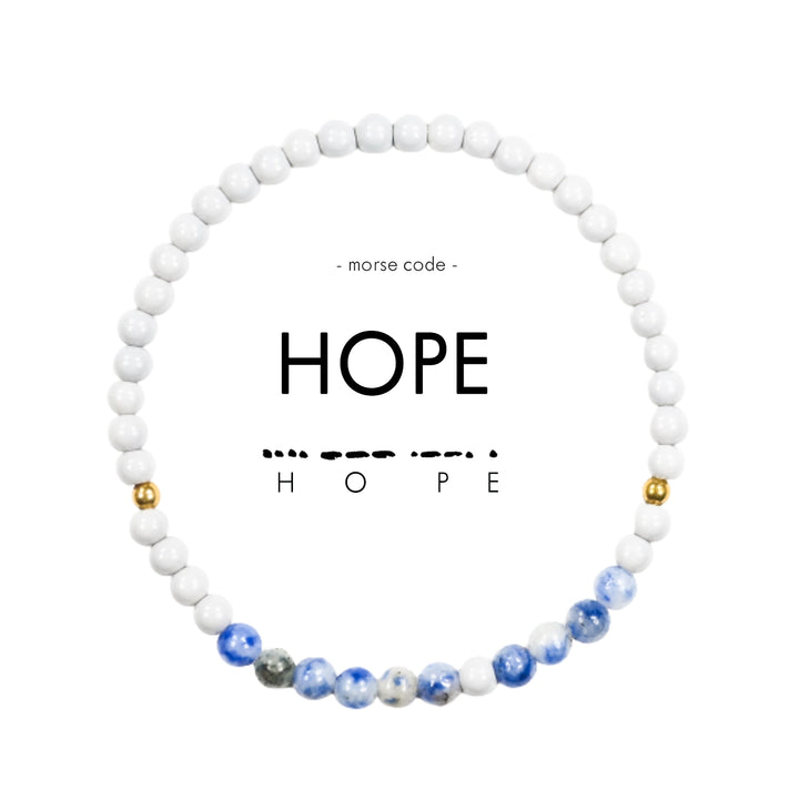 Morse Code Bracelet - HOPE