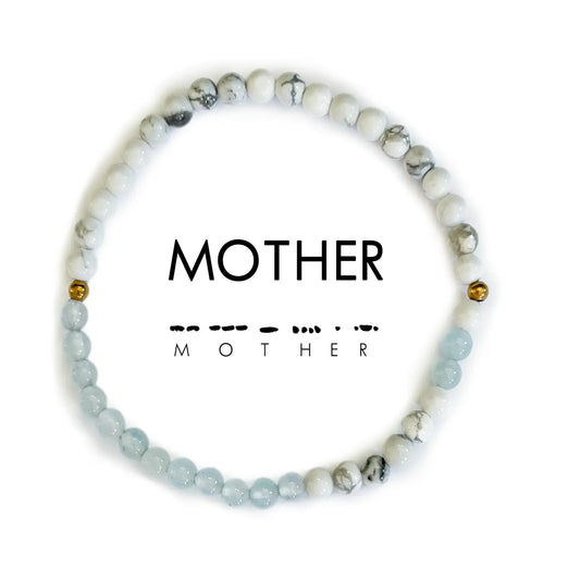 Morse Code Bracelet - MOTHER