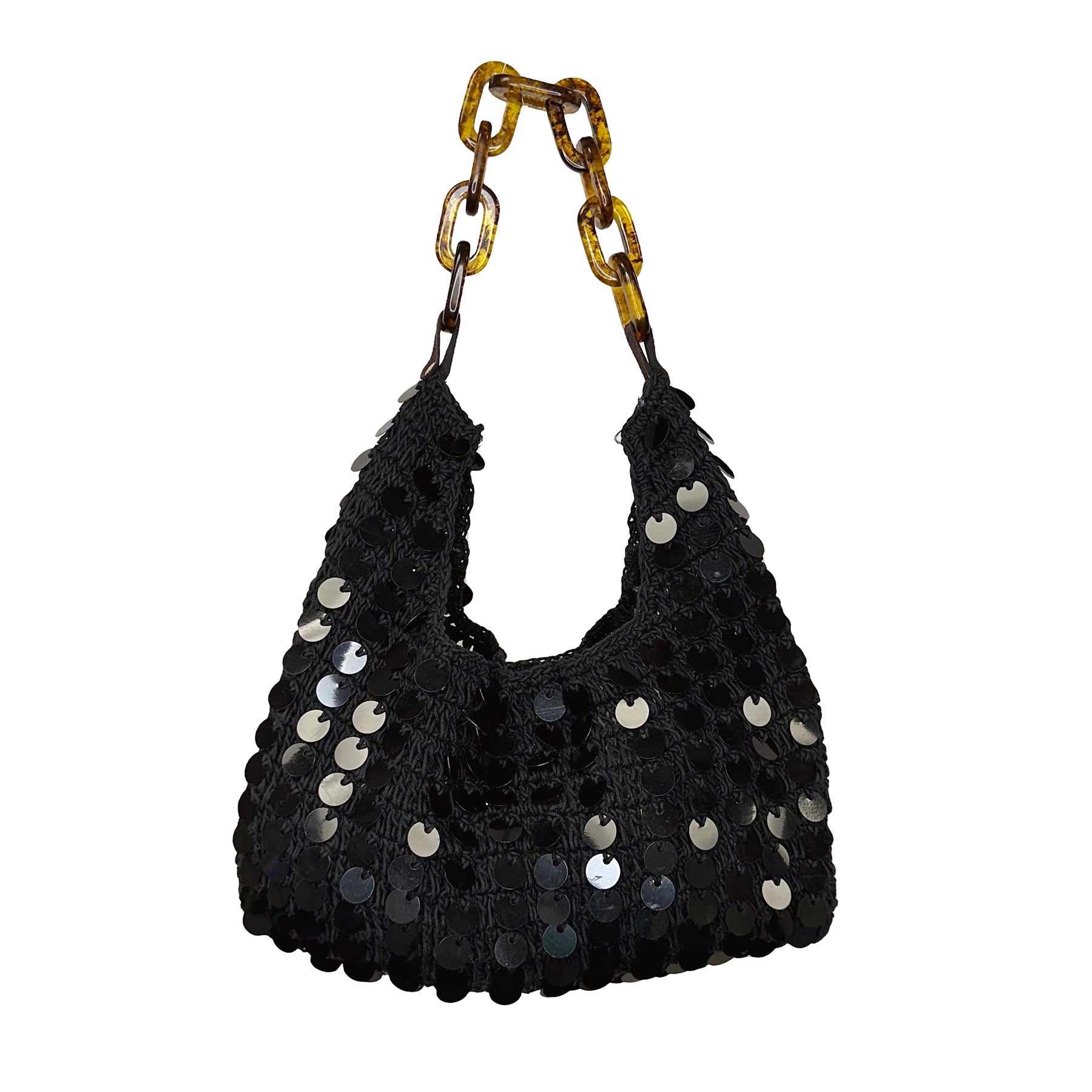 TBOLINE Unisex Adult Sequin Handbag Large Capacity Totes Shopping Purse ( Black) - Walmart.com