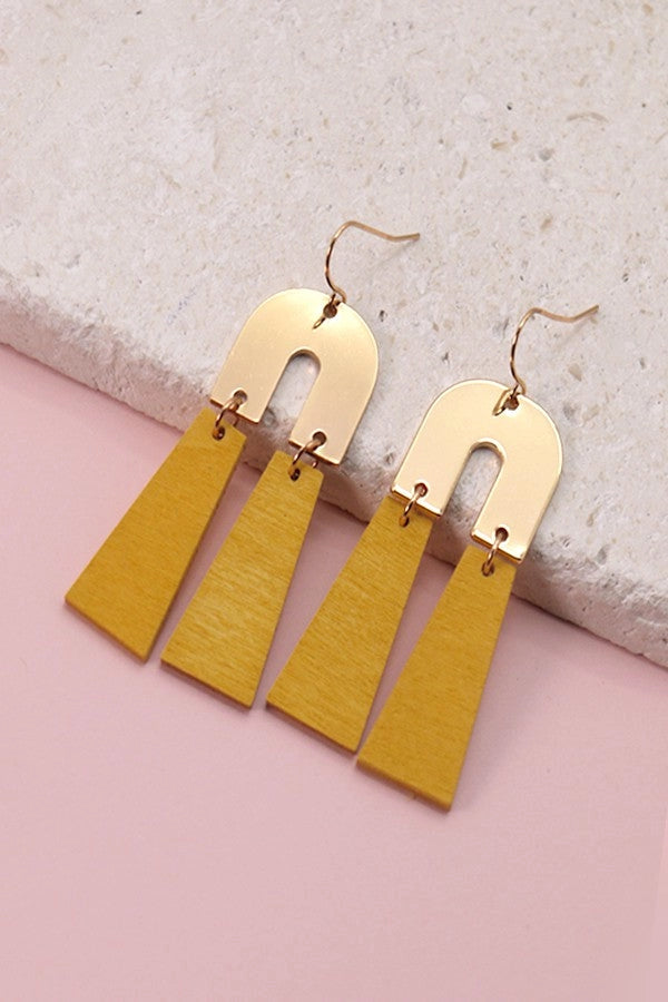 Arch Drop Earrings
