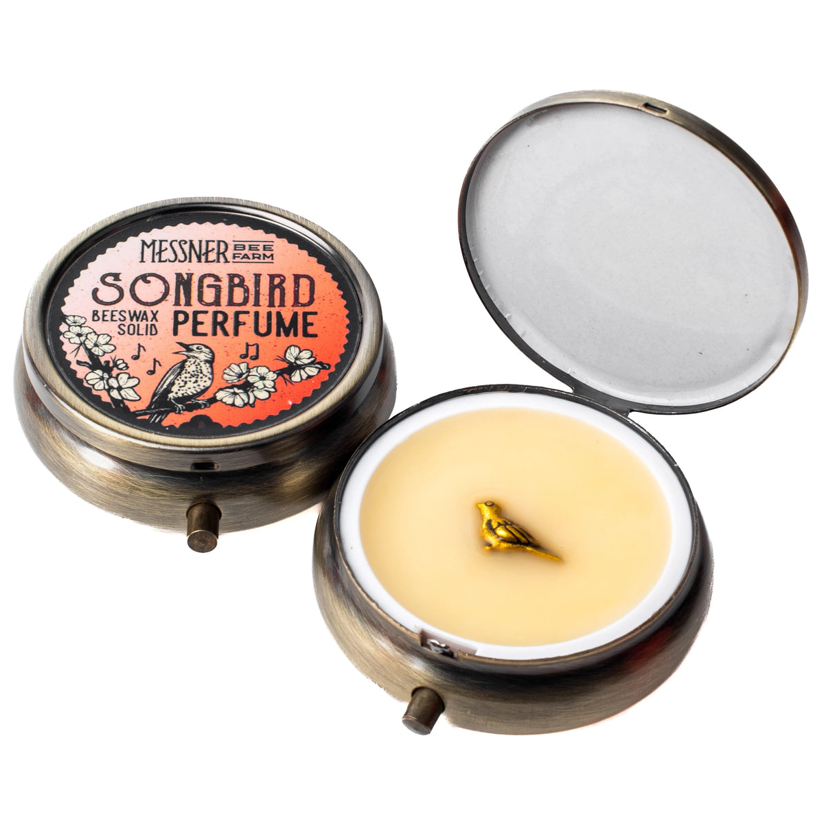 Handmade Solid Perfume With Flower or Bead
