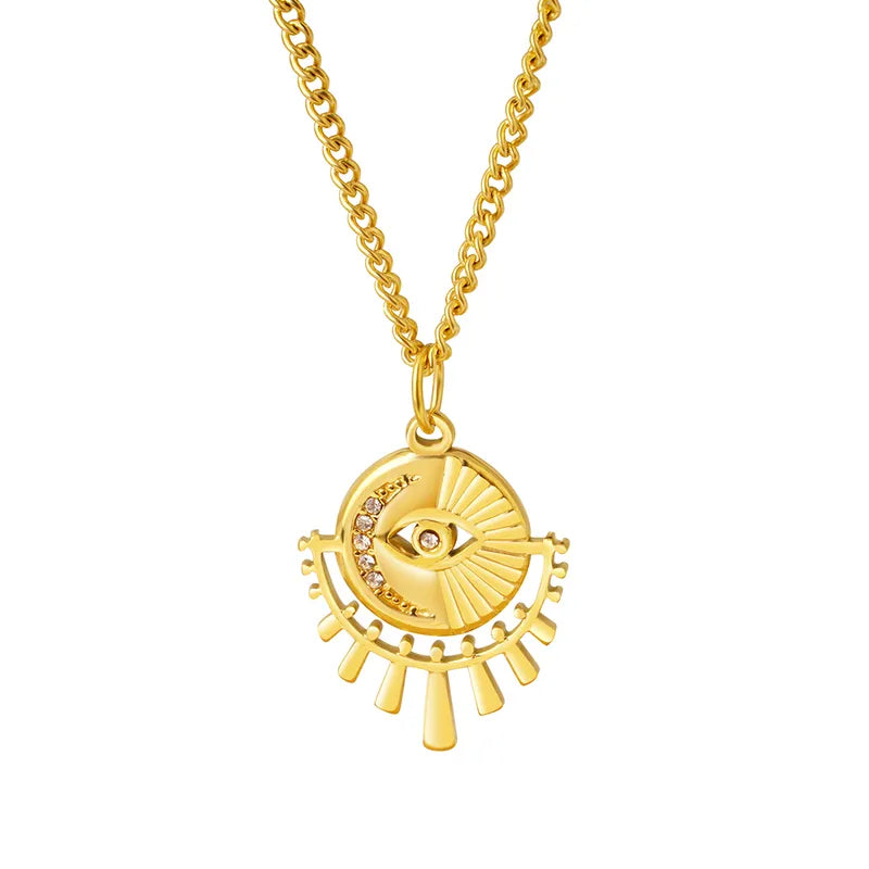 Sun + Eye Pendant