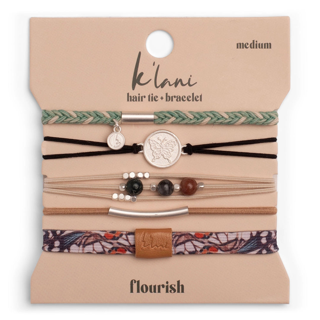 Athleisure Bracelet + Hair Tie Set