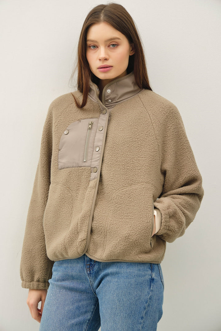 Button Down Fleece Vest