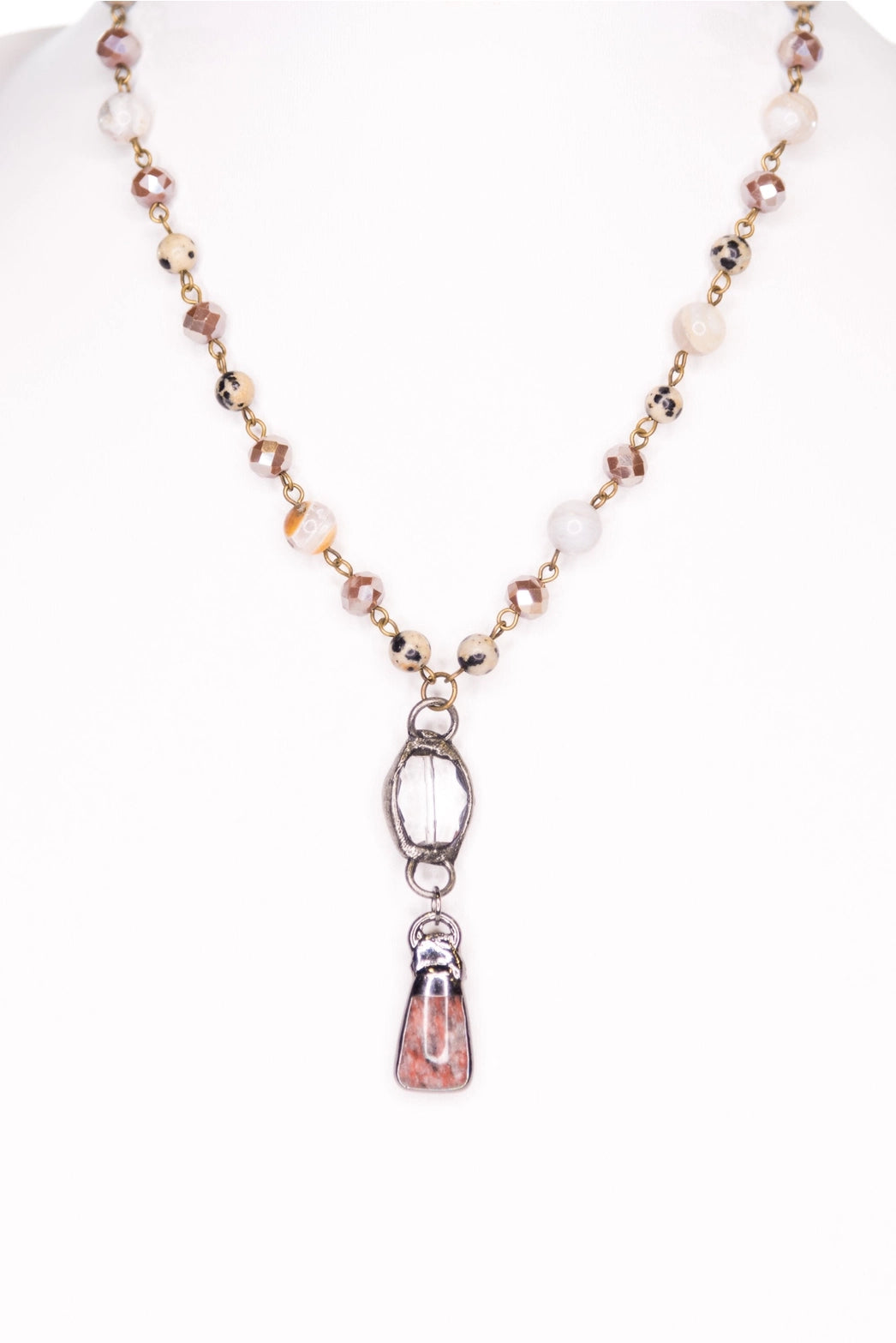 Pica Necklace - Bamboo Agate