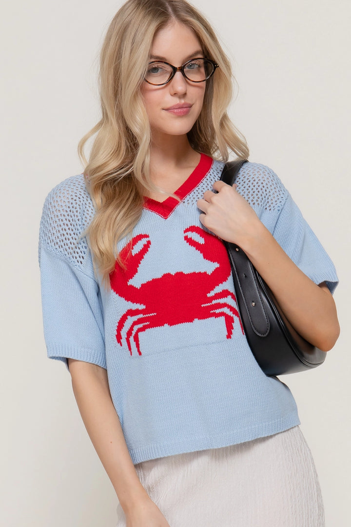 Nautical Theme Knit Top