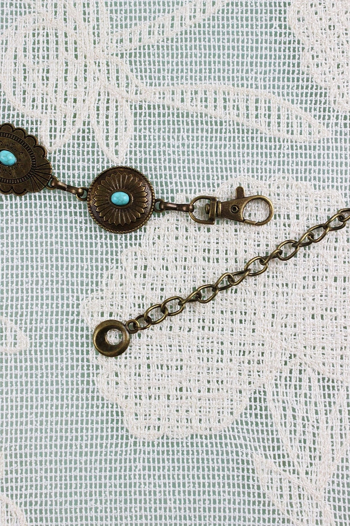 Antique Turquoise Waist Chain