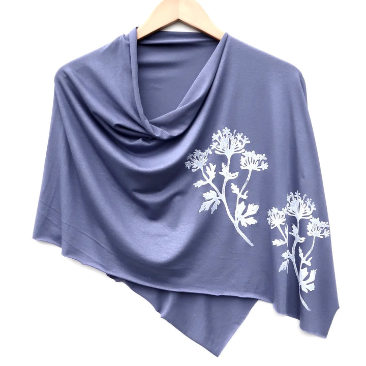 Hand Printed Lightweight Poncho