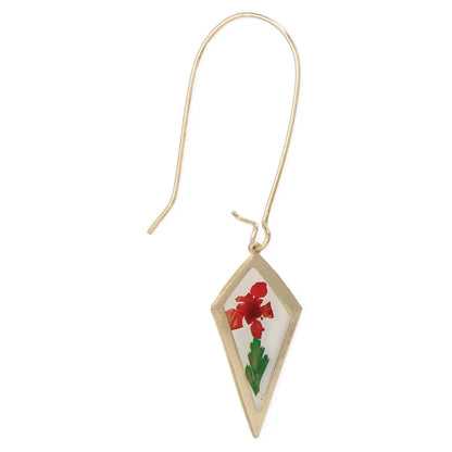 Pressed Flowers Earring Collection